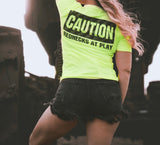 CAUTION TEE