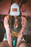 DUCKCAMO/LEATHER PATCH CAP