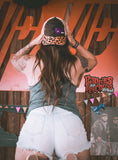 RWP Leopard High Pony Tail Hat