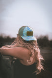 DUCKCAMO/LEATHER PATCH CAP
