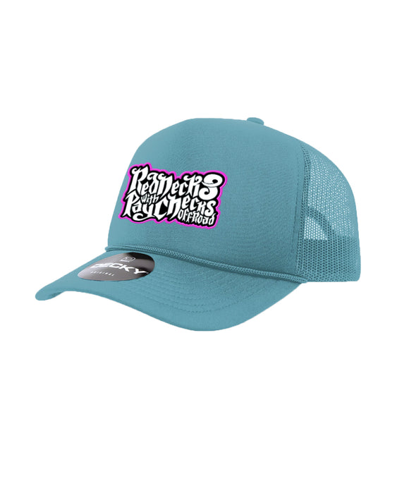 RWP TEAL/PINK TRUCKER CAP