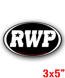 RWP OffRoad Oval Sticker - Black